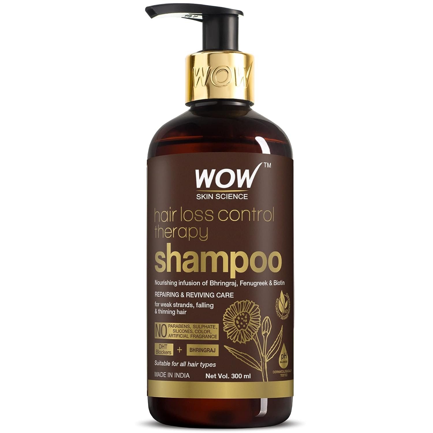 Wow Skin Science Hair Loss Control Theraoy Shampoo 200Ml