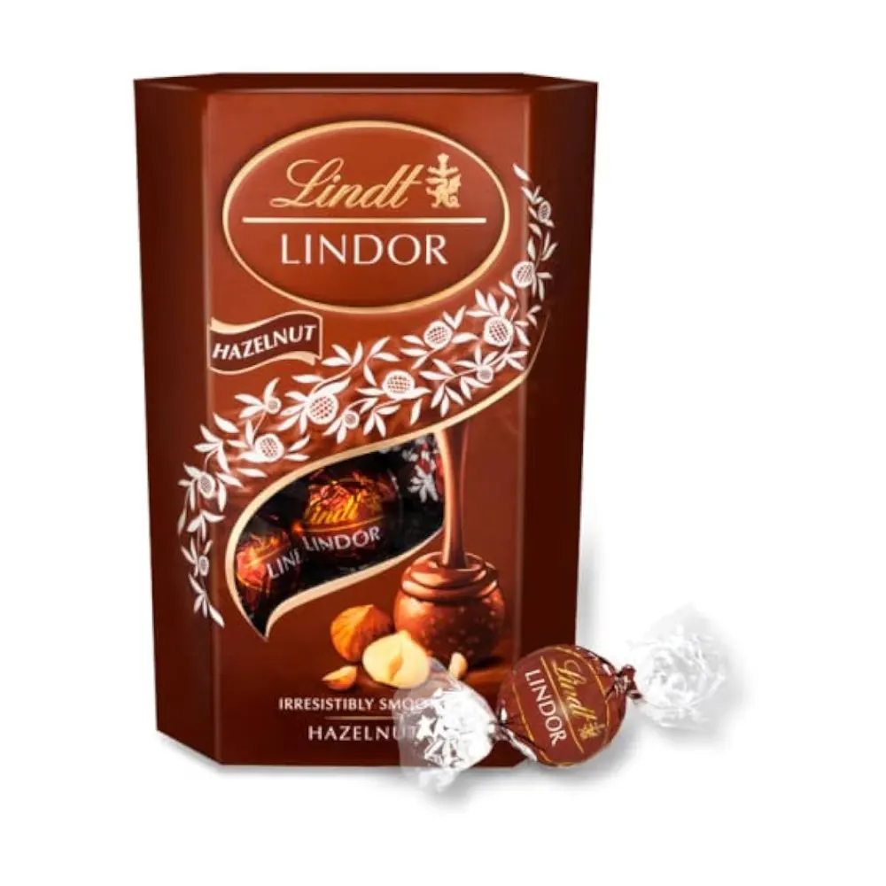Lindit Lindor Irresistibly Smooth Hazelnut Milk Chocolstes With A Smooth Melting Filling 200G