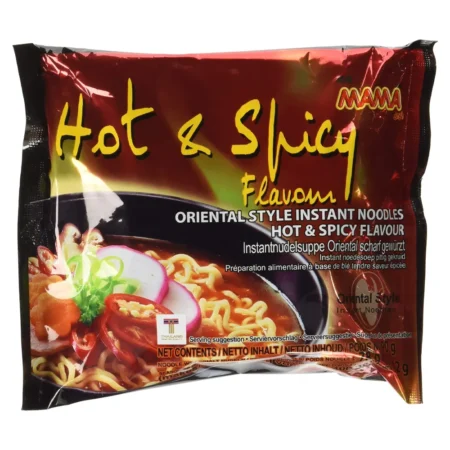 Mama Hot & Spicy Flavour Oriental Style Instant Noodles Hot & Spicy Flavour 90G