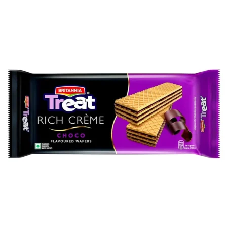 Britannia Treat Rich Creme Choco Flavoured Wafers 55G