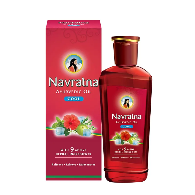 Navratan Ayurvedic Oil Thanda Thanda Cool Cool 180Ml