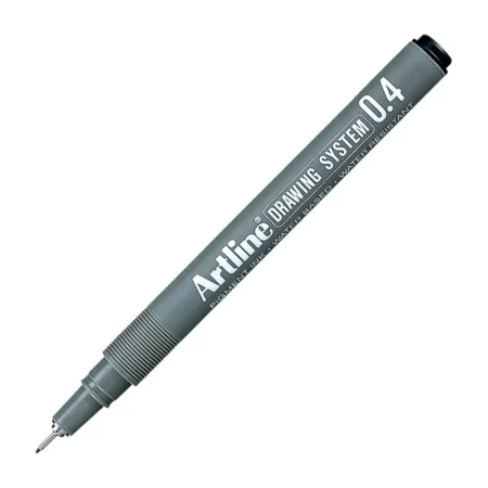 ARTLINE FINE LINE 0.4MM FINE WRITING PEN BLACK 1N