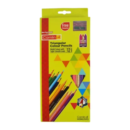 Colour Pencils  12 Triangular Colour Shade Art.No 8094