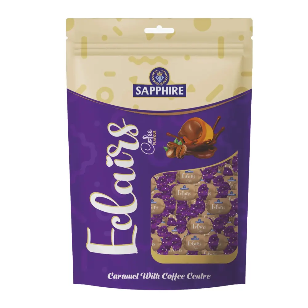 Sapphire Eclairs Coffee Flavour With Coffee Havored Cream Centre 800G