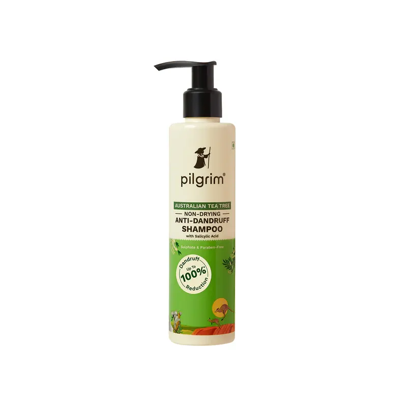 Pilgrim Australian Tea Tree Non Drying Anti Dandruff Shampoo 200Ml