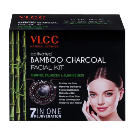 Vlcc Activated Bamboo Charcoal Facial Kit 60G
