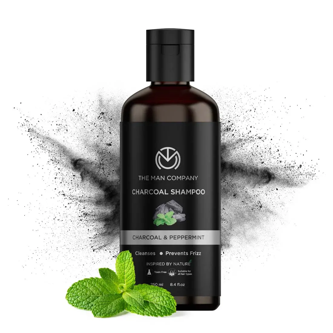 The Man Company Charcoal Peppermint Shampoo 250Ml