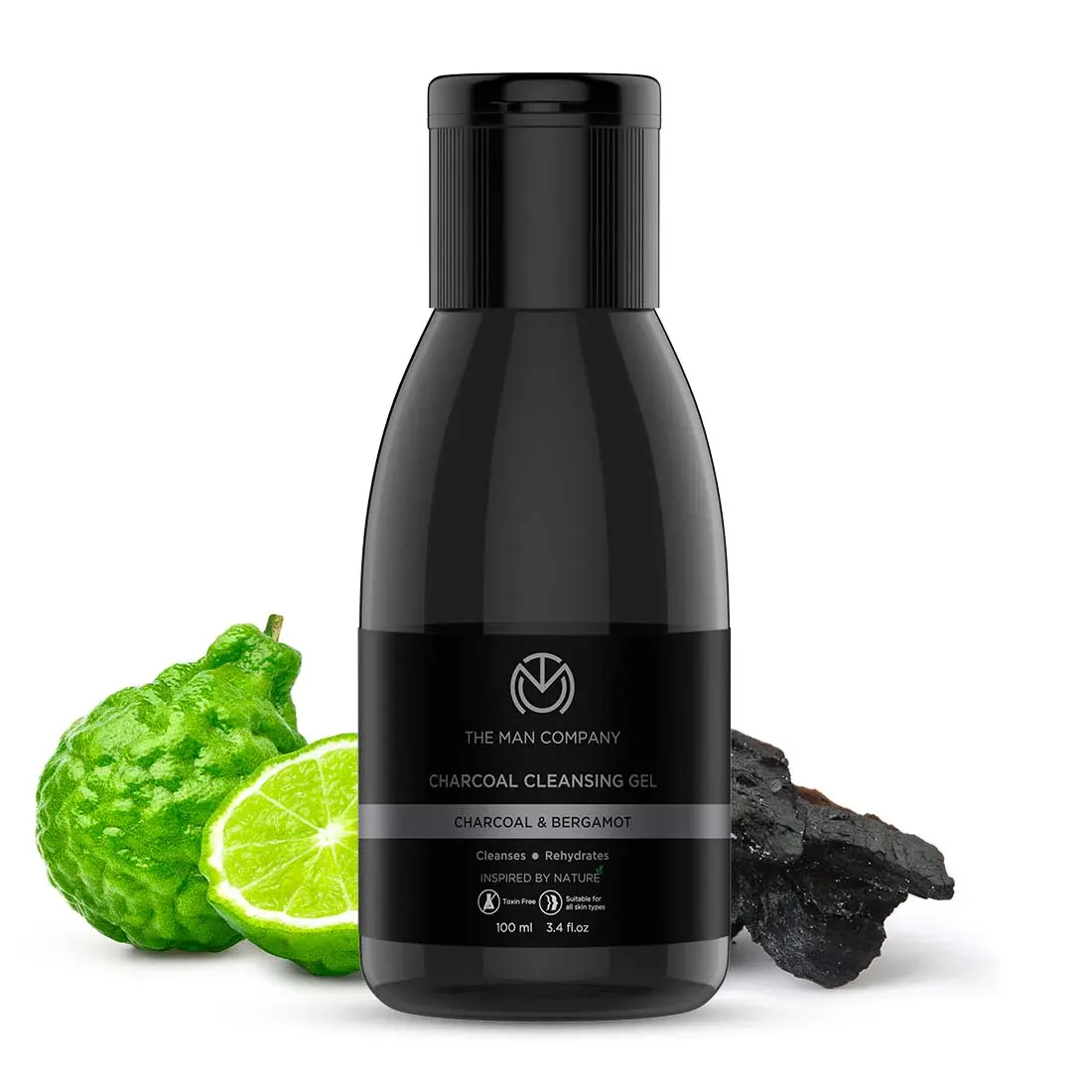 The Man Company Charcoal Bergamot Cleansing Gel 100Ml