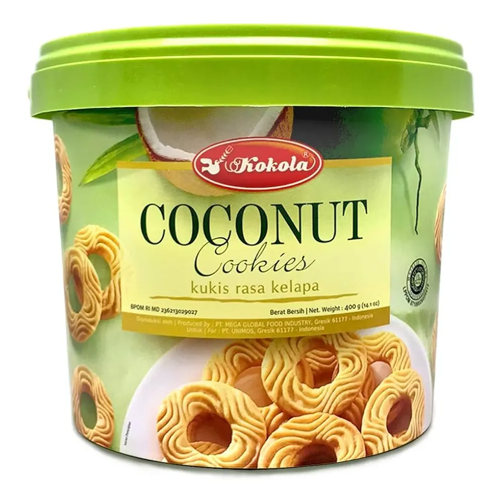 Kokola Coconut Cookies Kikis Rasa Kelapa 400G