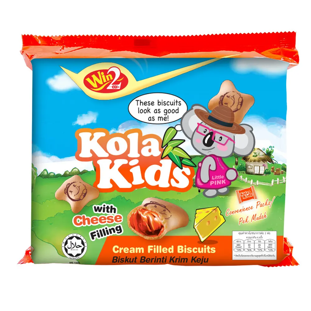 Kola Kids With Cheese Filling Cream Filled Biscuits 96G