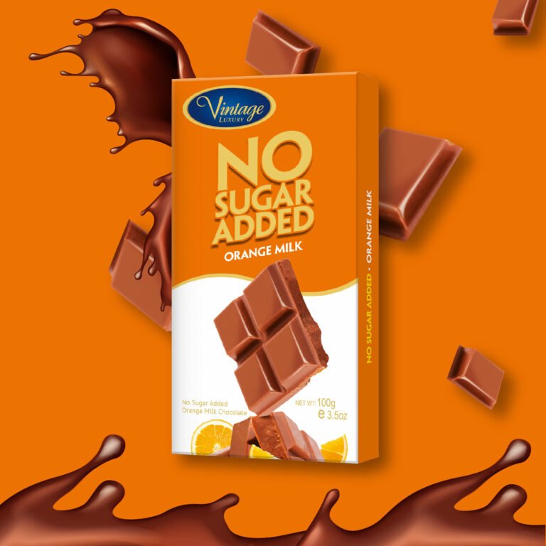 Vintage Luxury No Sugar Added Orange Milk 100G
