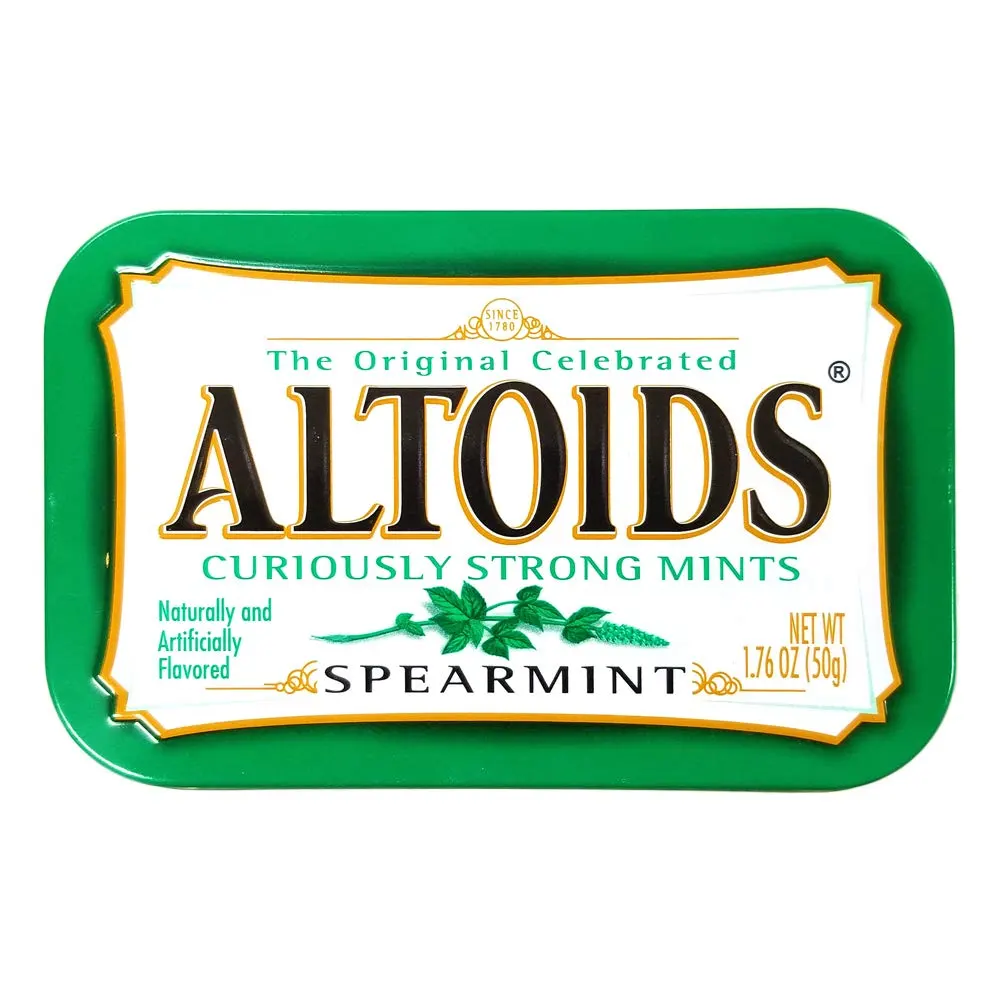 Altoids Curiously Strong Mints Spearmint Flavoured 50G