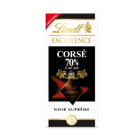 Lindt Excellence Corse 70% Cocao Noir Supreme 100G