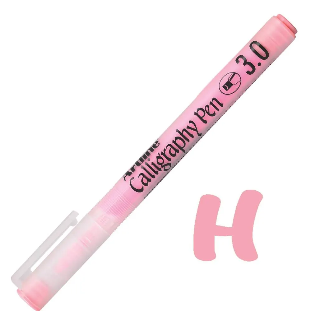 Artline Calligraphy Pen Pink 3.0 1N