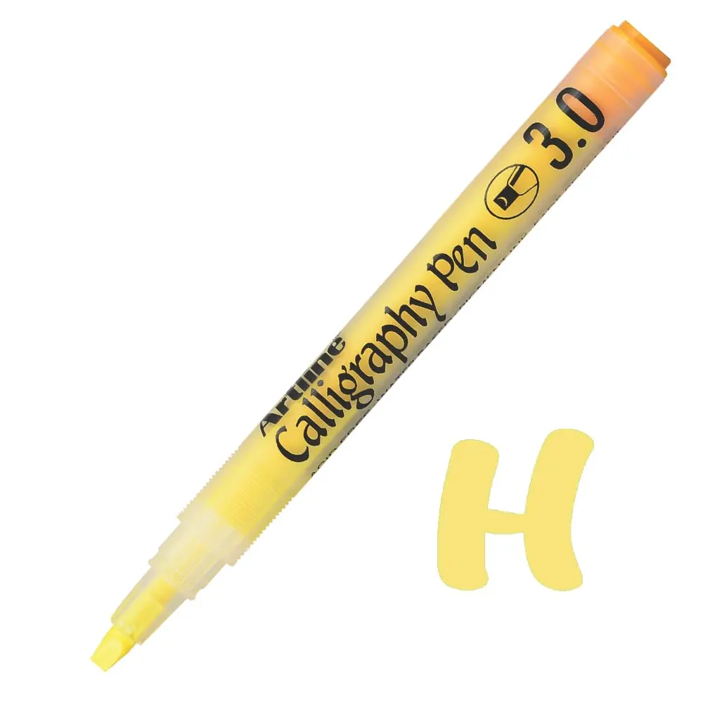 Artline Calligraphy Pen Yellow 3.0 1N
