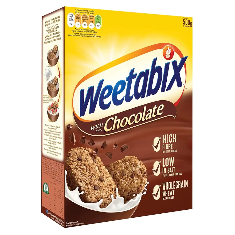 Weetabix Breakfast Cereal With Chocolate 500G