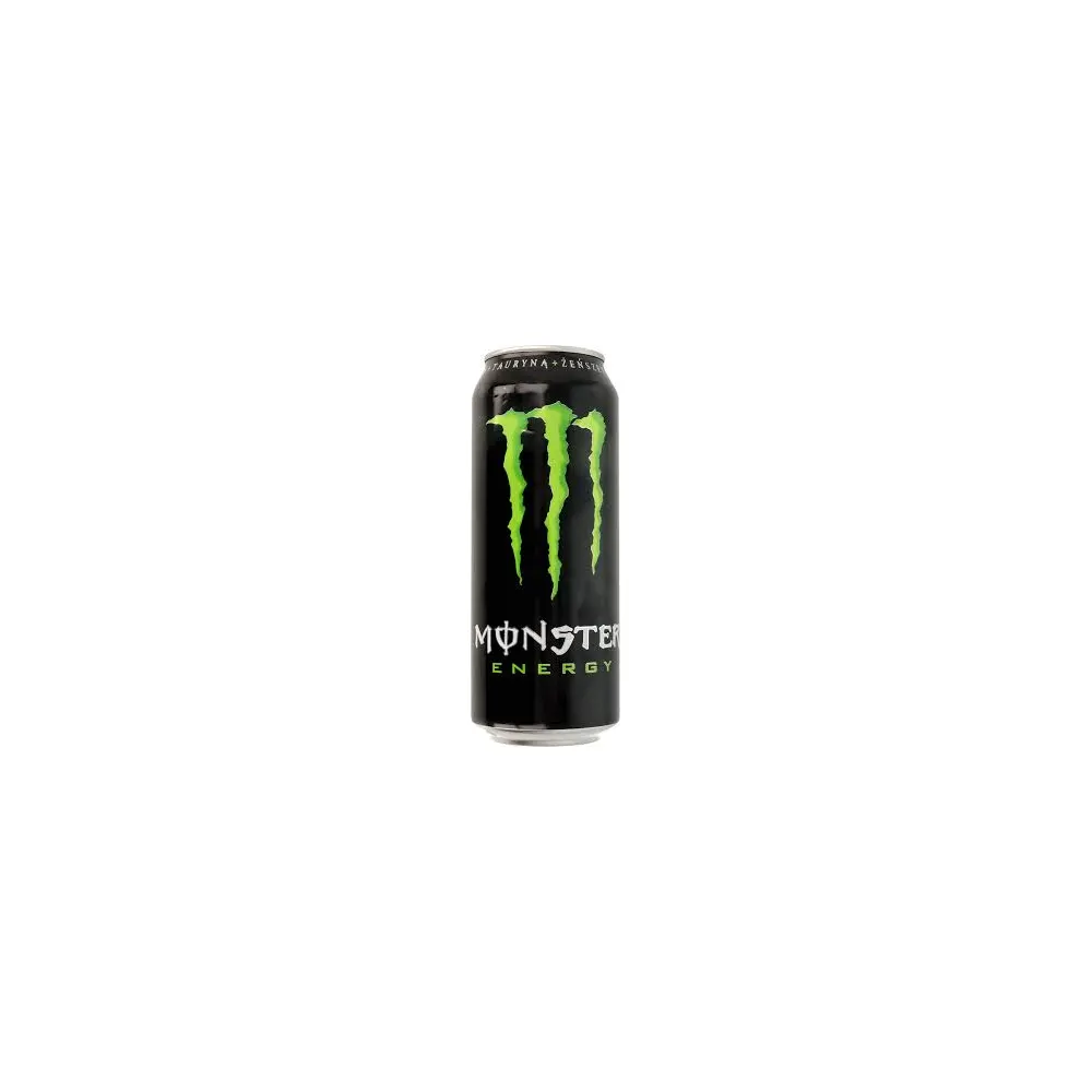 Monster Energy +L-Karnityna +Tauryna +Zensen+Witaminy Z Grupy B 500Ml