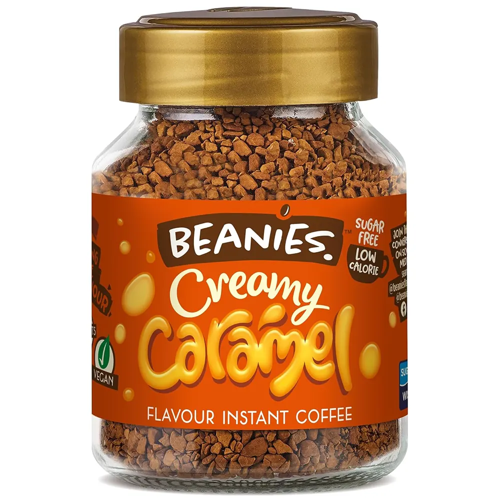 Beanies Creamy Caramel Instant Coffee Drink Mix 50G