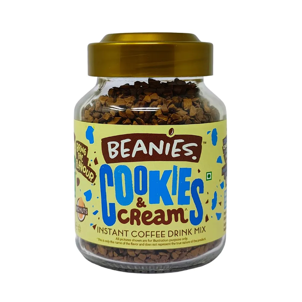 Beanies Cookies & Cream Instant Coffee Drink Mix 50G