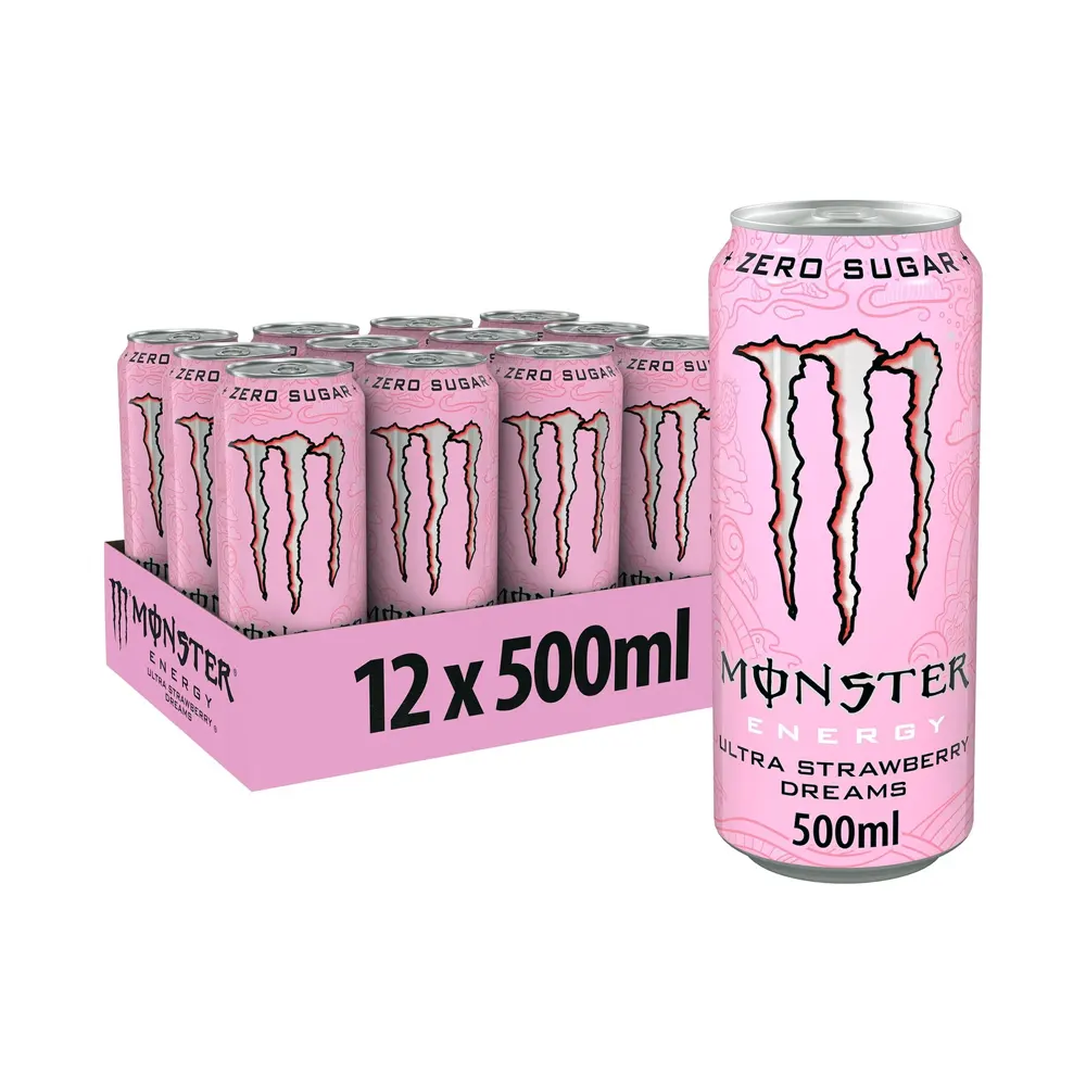 Monster Zero Sugar Ultra Strawberry Dreams Energy Drink  500Ml