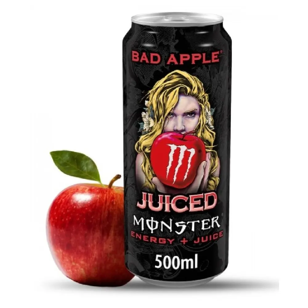 Monster Juiced  Bad Apple Juiced Energy +Juice 500Ml