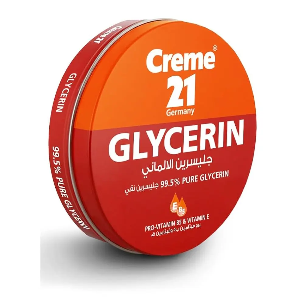 Creme 21 Germany Glycerin Cream 99.5% Pure Glycerin With Pro-Vitamin B5 &Amp; Vitamin E 125Ml