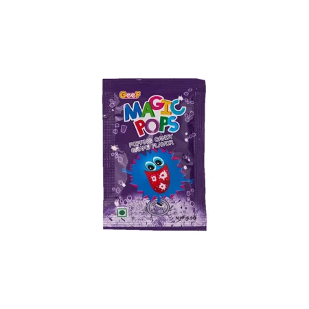 GEEF MAGIC POPS POPPING CANDY GRAPE FLAVOR 5.5G.