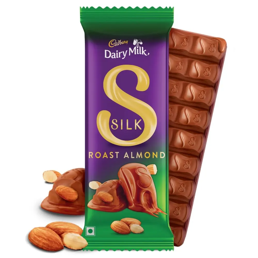 Cadbury Dairy Milk Silk Roast Almond 58G.