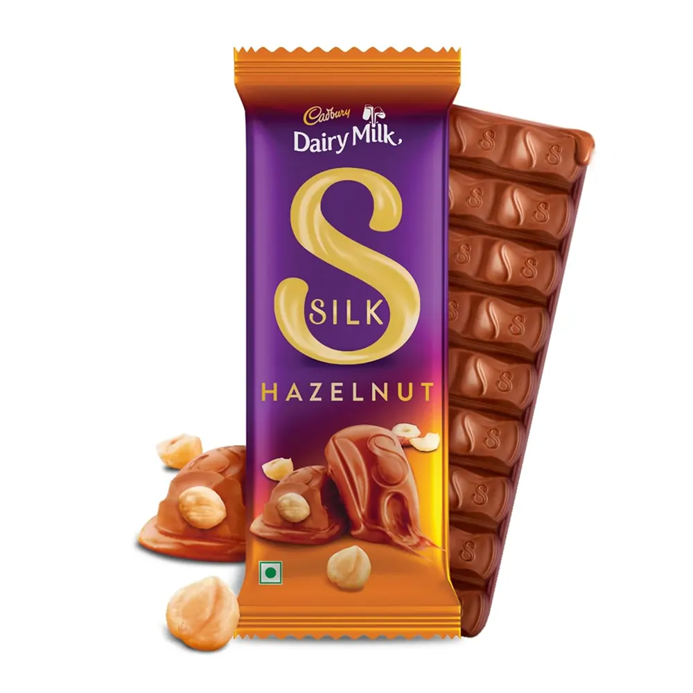Cadbury Dairy Milk Silk Hazelnut 58G.