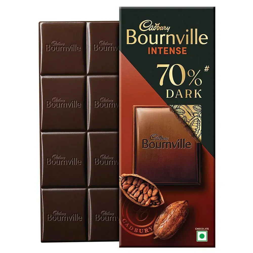 Cadbury Bournville Intense 70% Dark Chocolate 75G