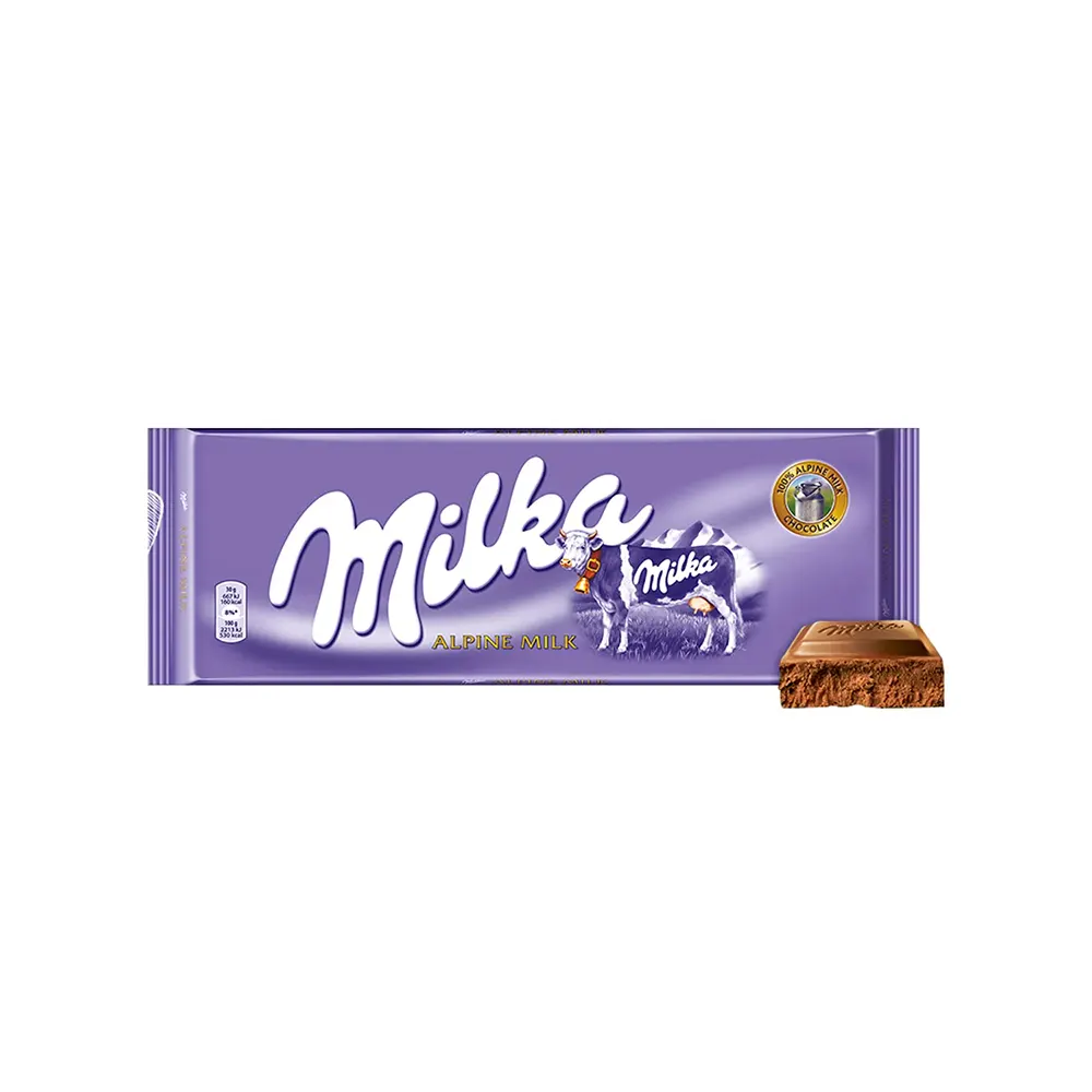 Milka Alpine Milk Chocolate 270G.