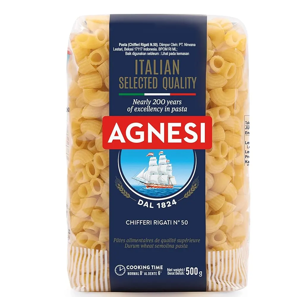 Agnesi Italian Selected Quality Coloured Pasta 500G