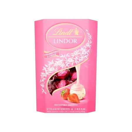 Lindit Lindor Limited Edition Irresistibly Smoooth Strawberries & Cream 200G