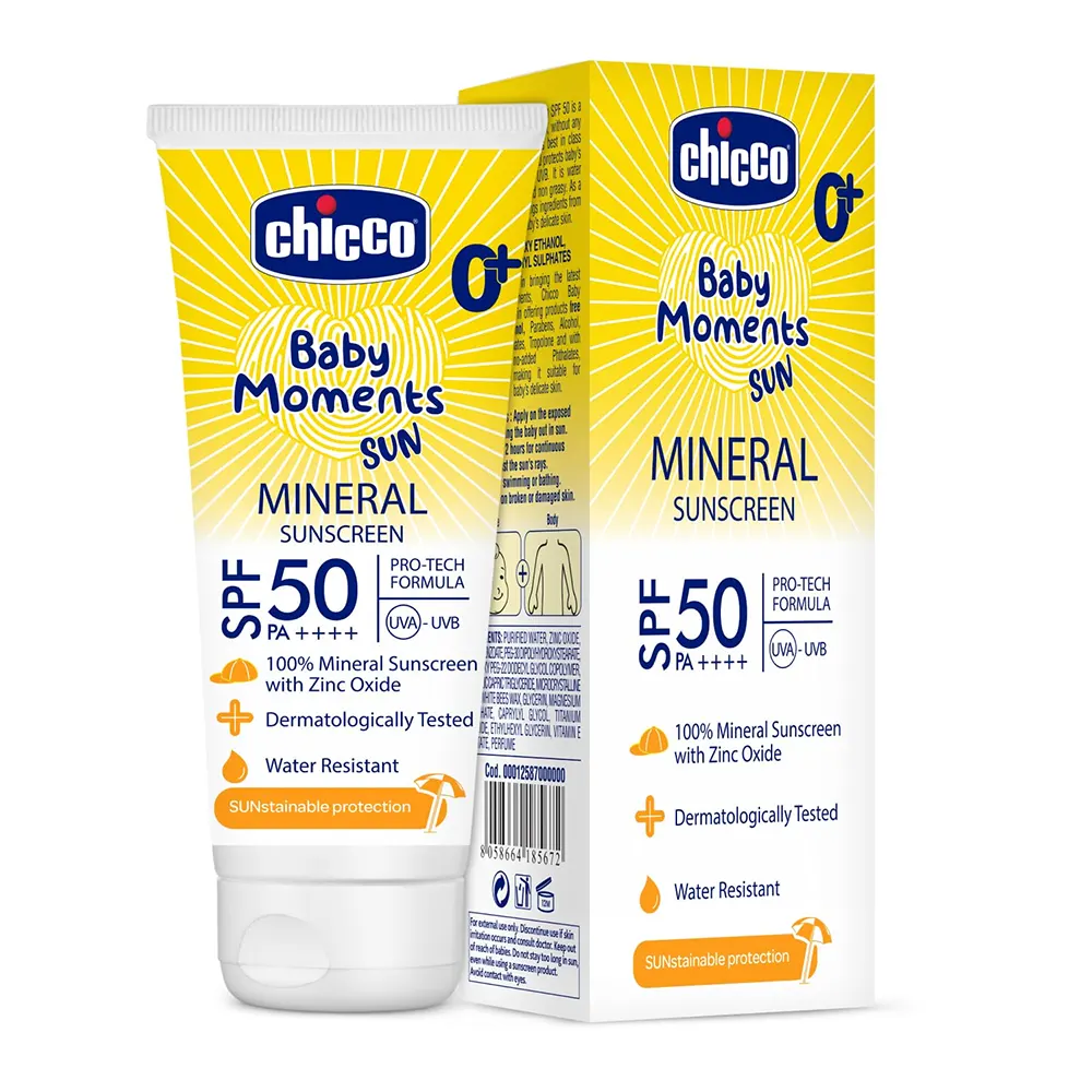 Chicco Baby Moment Sun Mineral Sunscreen Spf 50 Pa++++ 75G