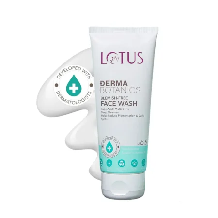 LOTUS DERMA BOTANICS BLEMISH - FREE FACE WASH KOJIC ACID + MULTI BERRY PH5.100G