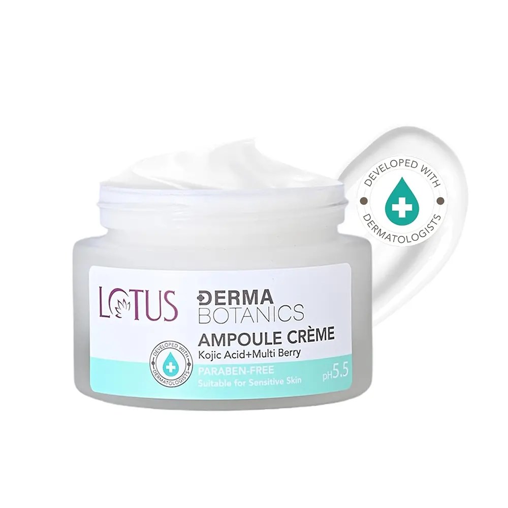 Lotus Derma Botanics Ampoule Creme Kojic Acid + Multi Berry Ph5.5 50G