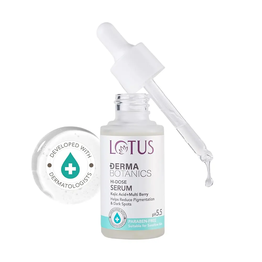 Lotus Derma Botanics Hi-Dose Serum Kojic Acid + Multi Berry  Ph5.5 28Ml