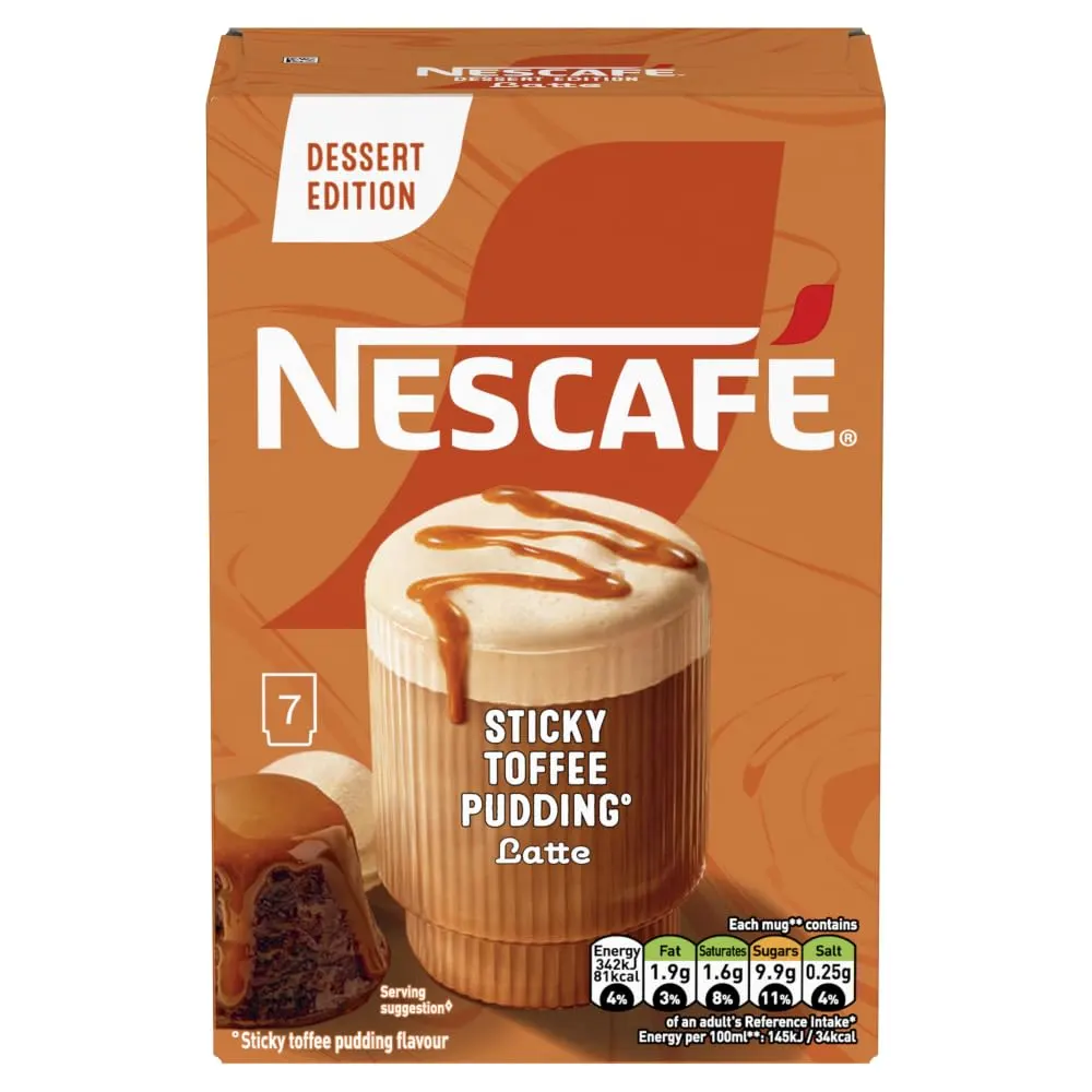 Nestle Nescafe Sticky Toffee Pudding Latte 140G