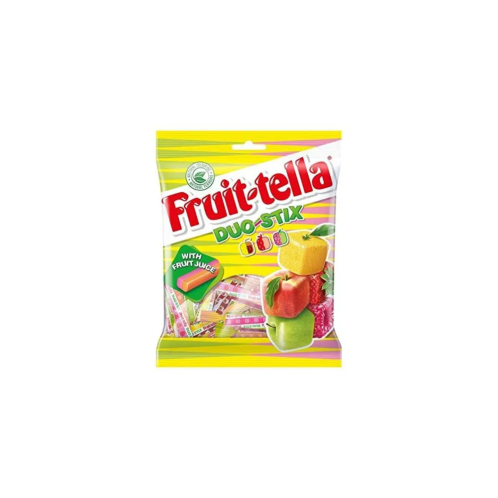 Fruit-Tella Duo Stick  With Fruit Juice 135G