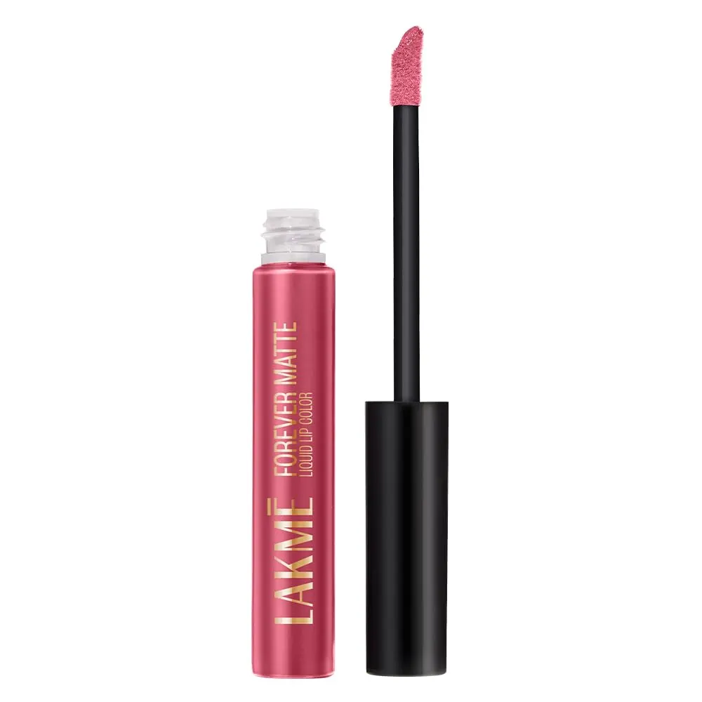 Lakme Forever Matte Liquid Lip Colour ( 33 Pink Parfait) 5.8Ml