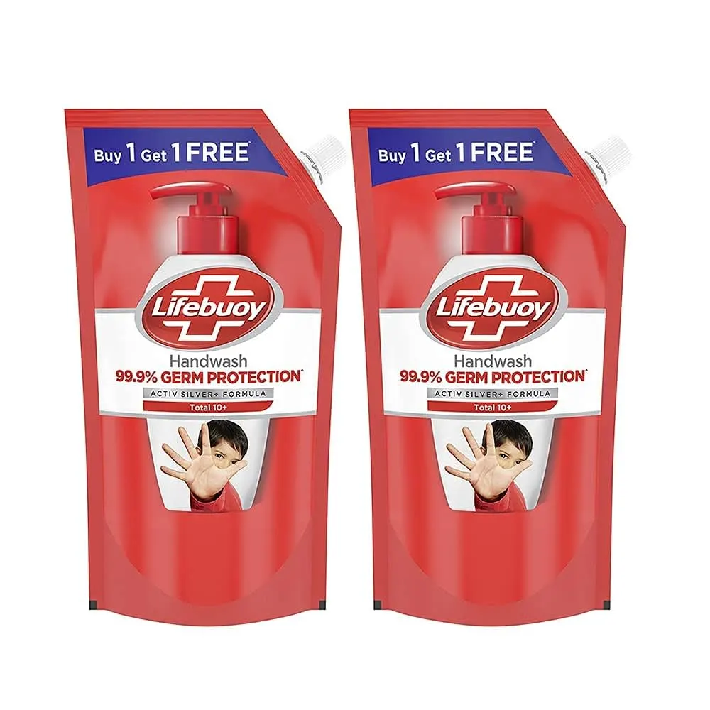 Lifebuoy Germ Protection Handwash With Vitamins Total 10 Protect Buy 1 Get 1 675Ml