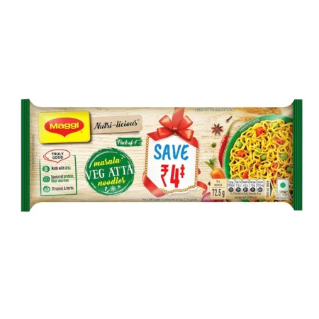 Nestle Nutri - Licious Masala Veg Atta Noodles 290G