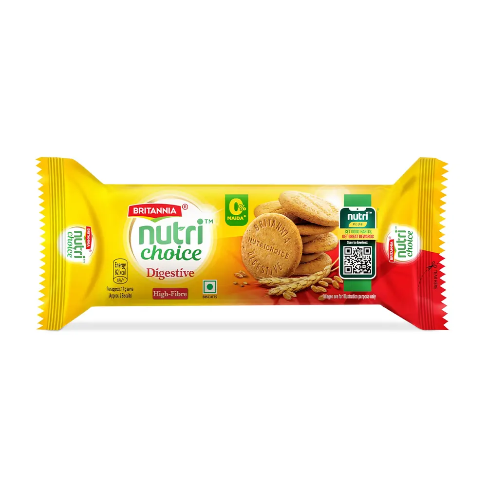 Britannia Nutri Choice Digestive High Fibre 200G
