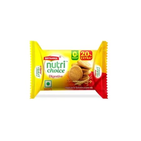 Britannia Nutri Choice Digestive High-Fibre 50G + 17G Extra*= 67G