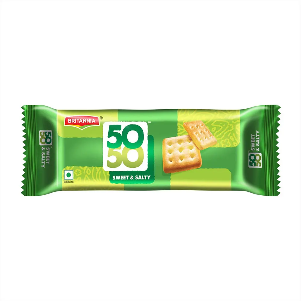 Britannia 50 50 Classic Sweet & Salty 76G+5.5G Extra= 81.5G