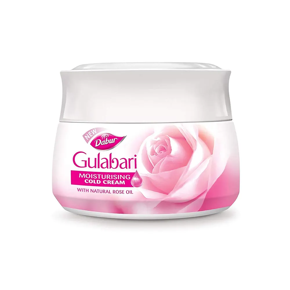 Dabur Gulabari Moisturizing Cold Cream With Natural Rose Oil + Vitamin E  100Ml