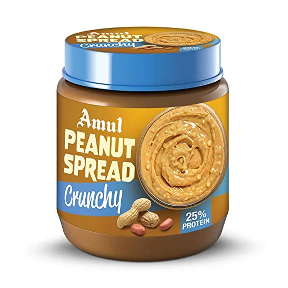 Amul Peanut Spread Crunchy Low Sugar 900G