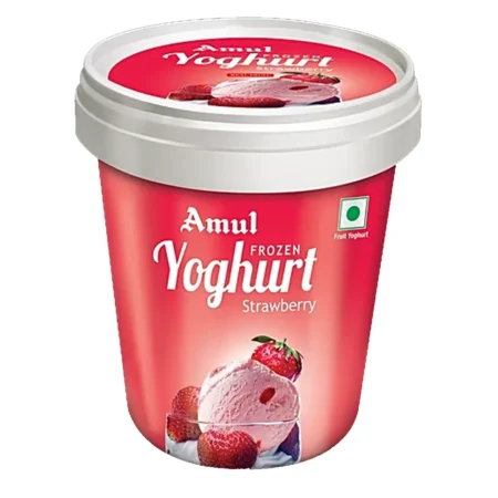 AMUL FROZEN YOGHURT STRAWBERRY 125ML