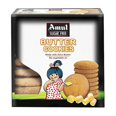 AMUL SUGER FREE BUTTER COOKIES 200G