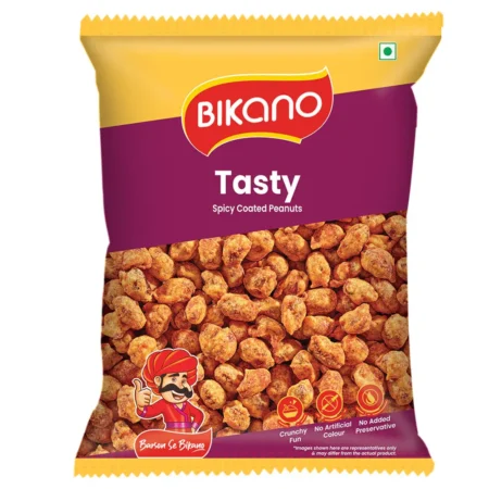 Bikano Tasty Spicy Coated Peanuts Namkeen 200G